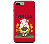 Custodia per iPhone 7 Plus/8 Plus Sheep Support Galles St Davids Day Design