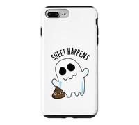 Custodia per iPhone 7 Plus/8 Plus Sheet Happens Funny Ghost Pun