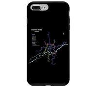 Custodia per iPhone 7 Plus/8 Plus Shenyang China Train Line Railway - Souvenir Route Map