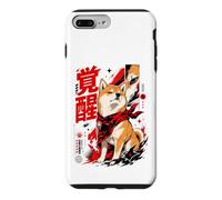 Custodia per iPhone 7 Plus/8 Plus Shiba Inu - Cane da street art giapponese risvegliato
