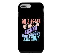 Custodia per iPhone 7 Plus/8 Plus SIENNA Personalized Name Cute Retro Girls Groovy Birthday