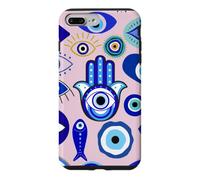 Custodia per iPhone 7 Plus/8 Plus Simboli mistici del malocchio grafico - Boho Nazar Celestial Art