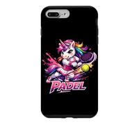 Custodia per iPhone 7 Plus/8 Plus Simpatica Ragazza Unicorno Che Gioca A Padel - Padel Tennis