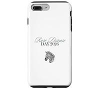 Custodia per iPhone 7 Plus/8 Plus Simpatica zebra per la consapevolezza delle malattie rare per donne, uomini, bambini