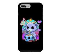 Custodia per iPhone 7 Plus/8 Plus Simpatico Anime Con Baphomet E Una Zuppa Di Ramen