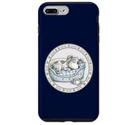 Custodia per iPhone 7 Plus/8 Plus Simpatico cane divertente con cuccia per cani + fodera durante il sonno
