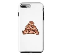 Custodia per iPhone 7 Plus/8 Plus Simpatico design a fumetti con lontra amici