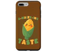 Custodia per iPhone 7 Plus/8 Plus Simpatico design A-MAIZE-ING Gusto Corn Pun Foodie
