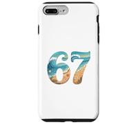 Custodia per iPhone 7 Plus/8 Plus Six SSix Seven Beach Summer Waves Fun Ragazze Bambini Uomo