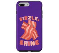 Custodia per iPhone 7 Plus/8 Plus Sizzle And Shine Divertente Bacon Striscia Cartone Animato