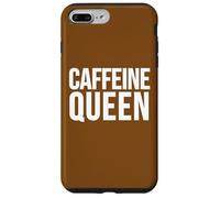 Custodia per iPhone 7 Plus/8 Plus Slogan divertente per amanti del caffè della regina della caffeina