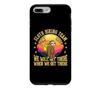 Custodia per iPhone 7 Plus/8 Plus Sloth Hiking Team Ci arriveremo quando ci arriveremo