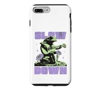 Custodia per iPhone 7 Plus/8 Plus Slow Down Frog Playing Guitar Relax & Enjoy Your Life