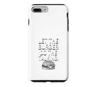 Custodia per iPhone 7 Plus/8 Plus Smash Burger Lover Cheeseburger alla griglia con parte superiore piatta