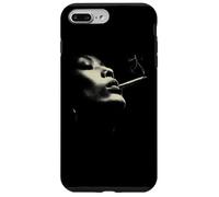 Custodia per iPhone 7 Plus/8 Plus Smoky Jazz Man Minimal Face Portrait Estetica