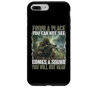 Custodia per iPhone 7 Plus/8 Plus Sniper T Army Ghillie Soldiers Soldato militare