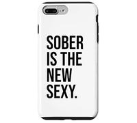 Custodia per iPhone 7 Plus/8 Plus Sober is the New Sexy & Sober Anniversary Sobriety Recovery