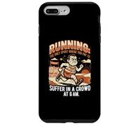 Custodia per iPhone 7 Plus/8 Plus Soffri alla maratona Funny Saying Hobby Runner