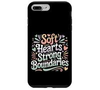 Custodia per iPhone 7 Plus/8 Plus Soft Hearts Strong Boundaries Forza emotiva |-