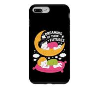 Custodia per iPhone 7 Plus/8 Plus Sognando il loro futuro Design per bambini che dormono