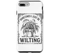 Custodia per iPhone 7 Plus/8 Plus Sometimes I Just Be Wilting Divertente Drammatica Pianta Di Giglio Della Pace