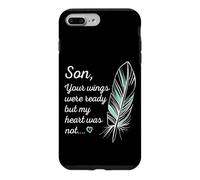 Custodia per iPhone 7 Plus/8 Plus Son Wings Were Ready By My Heart Not Memorial