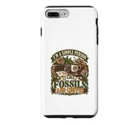Custodia per iPhone 7 Plus/8 Plus Sono una persona semplice Mi piacciono i fossili e il caffè Fossili divertenti