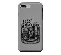Custodia per iPhone 7 Plus/8 Plus Sono venuto, ho visto, sono andato a casa, divertente, introverso, gatto a casa