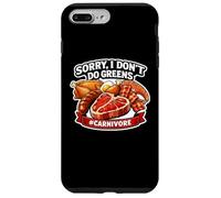 Custodia per iPhone 7 Plus/8 Plus Sorry I Don't Do Greens Funny Carnivore Diet Fan Mangiatore di carne