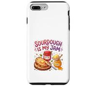 Custodia per iPhone 7 Plus/8 Plus Sourdough Is My Jam Funny Baking for Women Bakers Moms