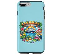 Custodia per iPhone 7 Plus/8 Plus Souvenir avventura tropicale con crociera in famiglia ai Caraibi 2026