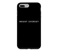 Custodia per iPhone 7 Plus/8 Plus Souvenir del Monte Everest/carattere moderno, design minimalista