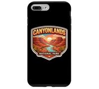 Custodia per iPhone 7 Plus/8 Plus Souvenir del Parco Nazionale delle Canyonlands Utah Memorabilia Escursionista