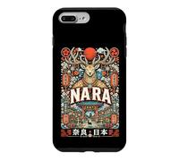 Custodia per iPhone 7 Plus/8 Plus Souvenir di viaggio in Giappone, Nara Deer Park Spirit Heritage