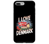 Custodia per iPhone 7 Plus/8 Plus Souvenir I Love Danimarca