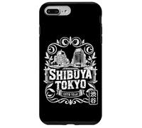Custodia per iPhone 7 Plus/8 Plus Souvenir retrò di Hanko Kanji di Shibuya Crossing Tokyo Giappone