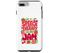 Custodia per iPhone 7 Plus/8 Plus Speech Therapy is My Jam Boho Floral SLP Speech Therapist