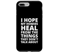 Custodia per iPhone 7 Plus/8 Plus Spero che i miei amici guariscano dalle cose di cui non parlano