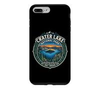 Custodia per iPhone 7 Plus/8 Plus Spilla vintage dell'isola dei maghi del Parco Nazionale del Lago dei Crateri dell'Oregon