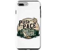 Custodia per iPhone 7 Plus/8 Plus Spingere il ritmo è la motivazione per l'escursionismo