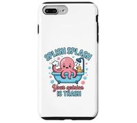 Custodia per iPhone 7 Plus/8 Plus Splish Splash Octopus Your Opinion Is Trash Vasca da bagno
