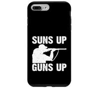 Custodia per iPhone 7 Plus/8 Plus Sportsman Suns Up Guns Up Caccia Umorismo Hunter