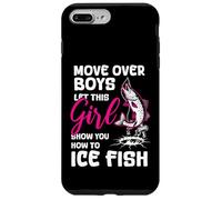 Custodia per iPhone 7 Plus/8 Plus Sposta sopra i ragazzi Lascia che questa ragazza ti mostri come pescare il pesce sul ghiaccio