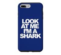 Custodia per iPhone 7 Plus/8 Plus Squalo di Halloween Guardami Sono uno Squalo