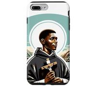 Custodia per iPhone 7 Plus/8 Plus St Martin de Porres Chiesa cattolica Santi Neri Perù Croce