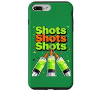 Custodia per iPhone 7 Plus/8 Plus St Patricks Day Nurse Shots Siringa Lucky Green Medical
