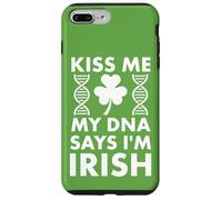 Custodia per iPhone 7 Plus/8 Plus St Patricks Kiss Me My DNA dice che sono irlandese