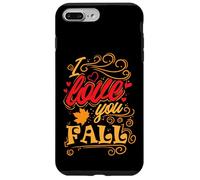 Custodia per iPhone 7 Plus/8 Plus Stagione autunnale, miglior tempo "I Love you Fall"