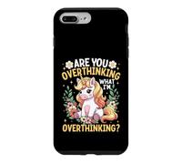 Custodia per iPhone 7 Plus/8 Plus Stai pensando troppo a quello che sto pensando io? Funny Unicorn