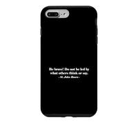 Custodia per iPhone 7 Plus/8 Plus Stampa "Do Not Be Led by What Others Think St. John Bosco"